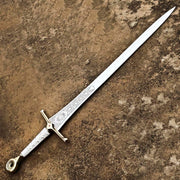 Ring of Power Elendil Sword Handcrafted with Stainless Steel Includes A Protective Leather Sheath Perfect for Cosplay