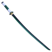 Demon Slayer Sanemi Shinazugawa Wind Pillar Nichirin Full Tang Sword - propswords