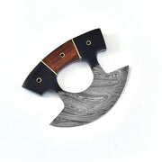 Live for Food Ulu Damascus Kitchen Camping Knife | Chef’s Skinner with Stand - propswords