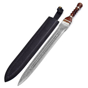 Handmade Damascus Steel Primitive Roman Inspired Gladius Historical Replica sword