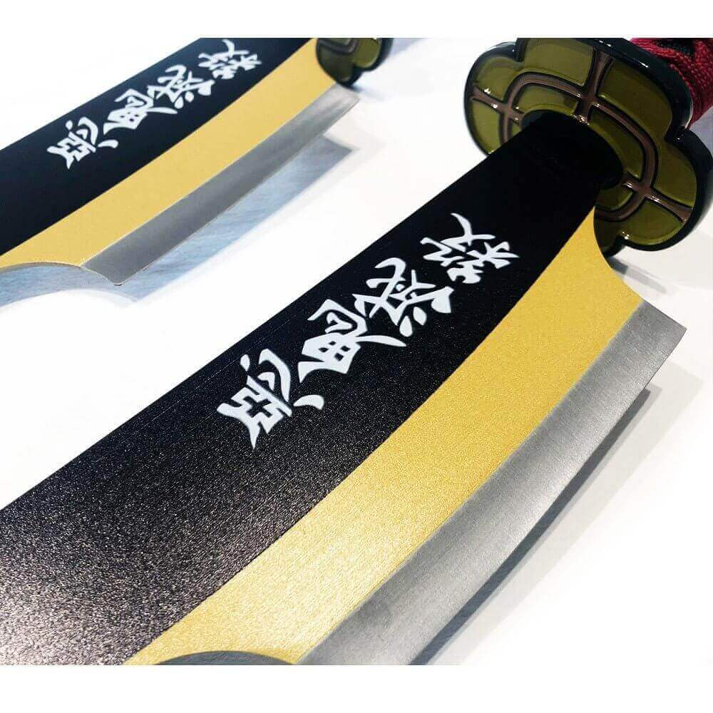 Bamboo Tengen uzui Sword for RolePlaying and CollectionAnime Original  Texture  Amazonin Toys  Games