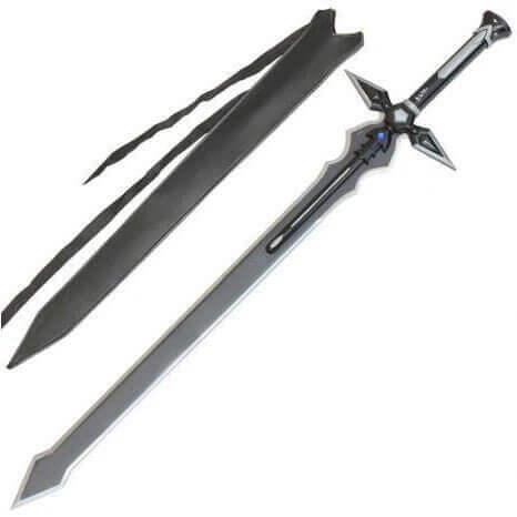 SAO BLACK DARK REPULSER SWORD OF KIRITO