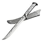 11” Fantasy Medieval Elvish Dagger With Scabbard. For Collection, Gift or Cosplay