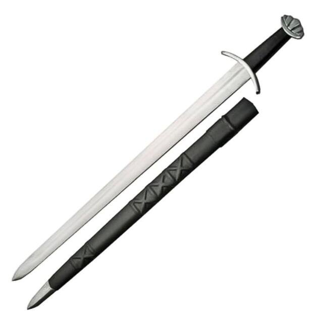 39” Handmade Stainless Steel Viking Sword with Scabbard