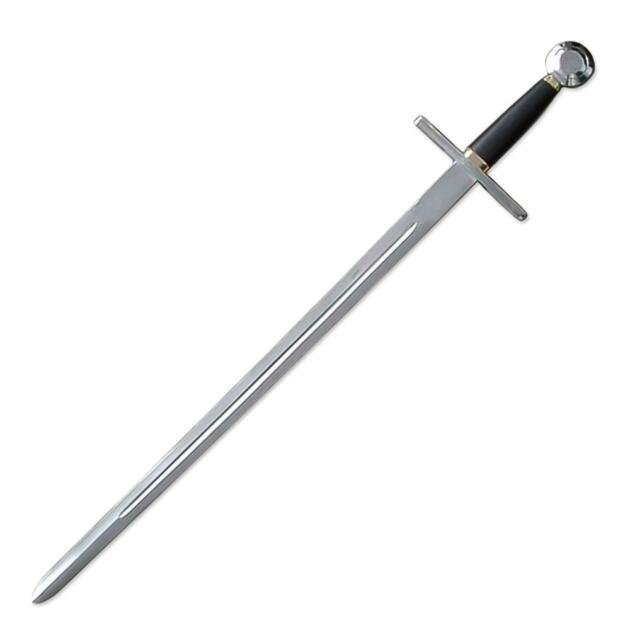 Handmade Stainless Steel Rat-Tail Medieval King Sword Cosplay Replica Fantasy Sword