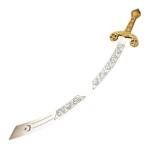 36” Belly Dancing Mystical Etched Scimitar of Balance Sword