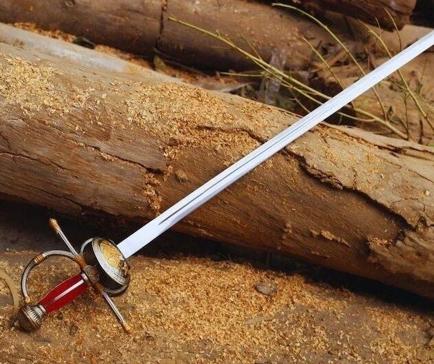 Handmade Double Head Sword, decorative Spanish rapier Sword