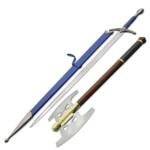 Glamdring Sword of Gandalf & Gimli Battle Axe Gold From Lord of The Rings