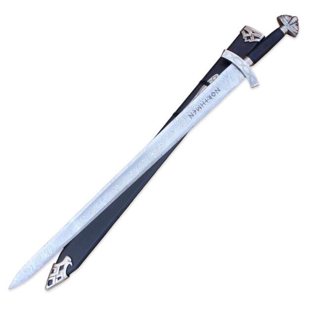 Handmade Damascus Steel Norseman Sword |Nordic Sword|Gift for man|Handmade Sword|Custom Sword|Viking Sword