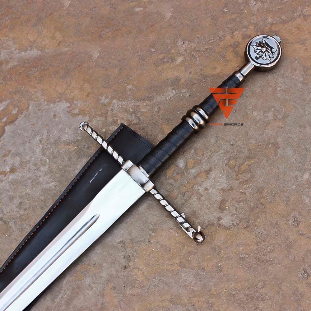 Master crafted Wolven Steel Sword Witcher Replica Sword - Image 2
