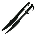 300 King Leonidas Spartan Sword Black Edition – Spartan and Roman Sword of Sparta
