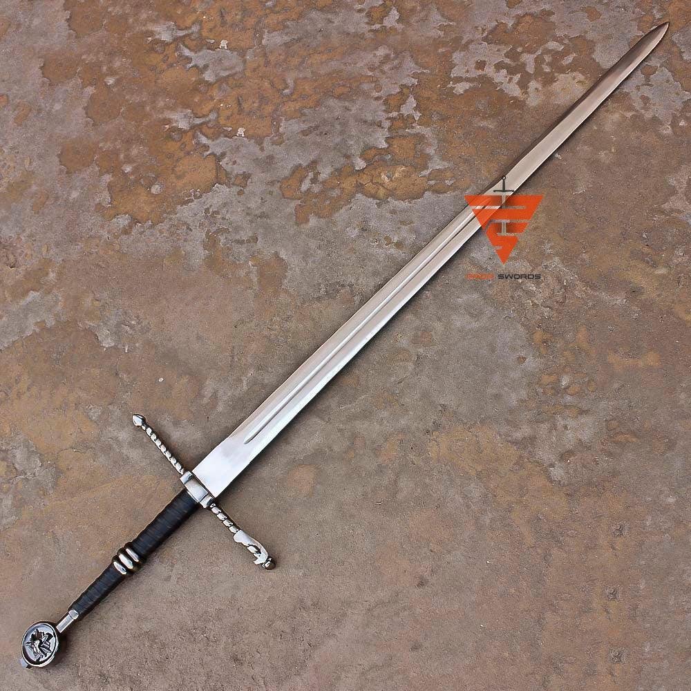 Master crafted Wolven Steel Sword Witcher Replica Sword - Image 5