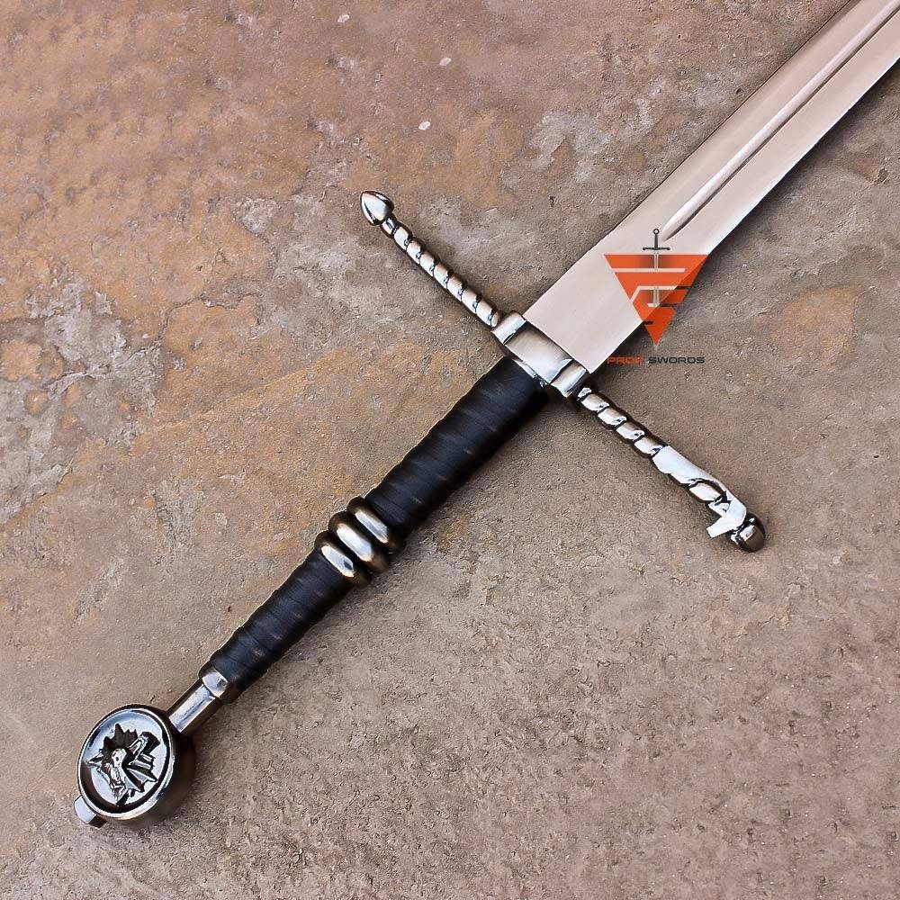 Master crafted Wolven Steel Sword Witcher Replica Sword - Image 6