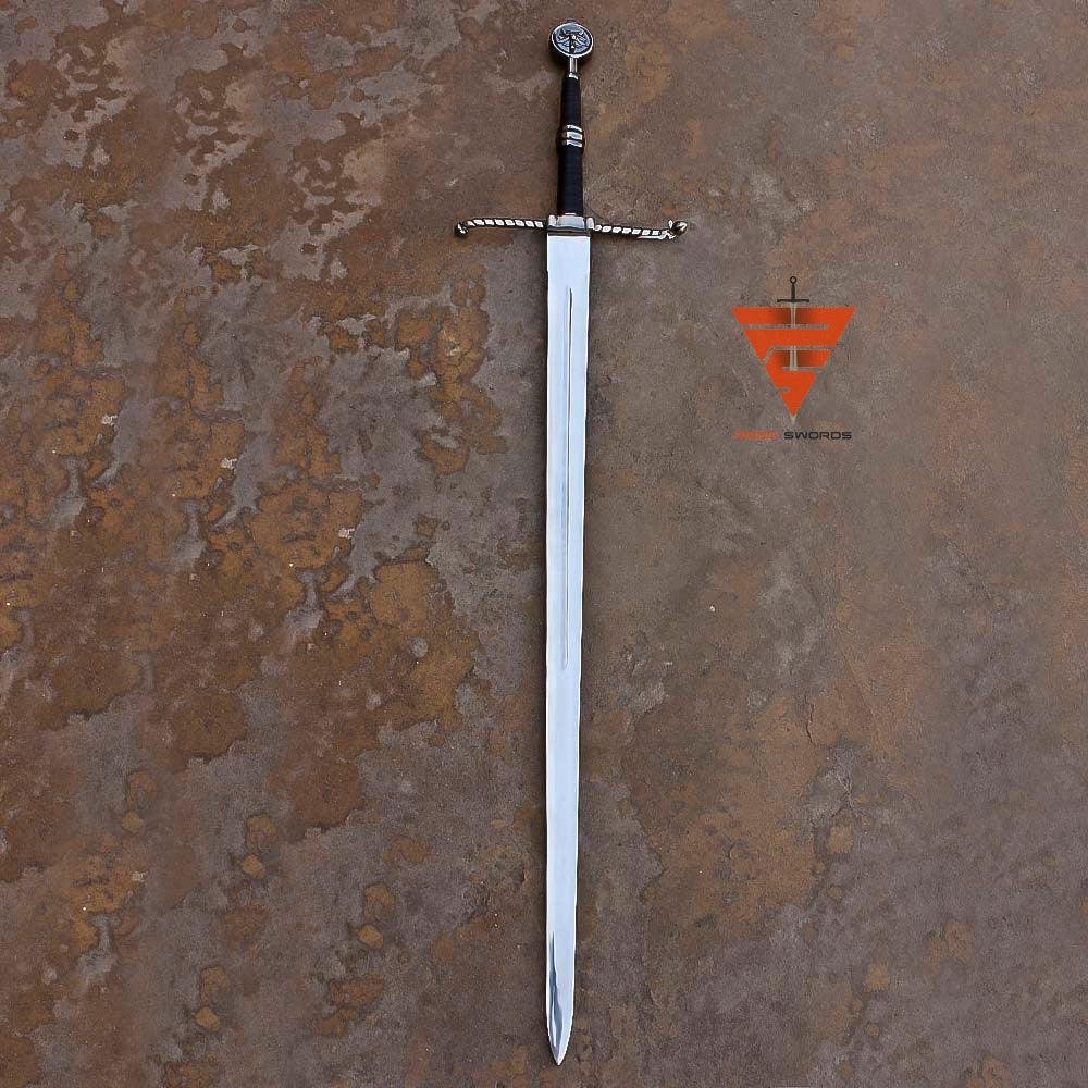 Master crafted Wolven Steel Sword Witcher Replica Sword - Image 7