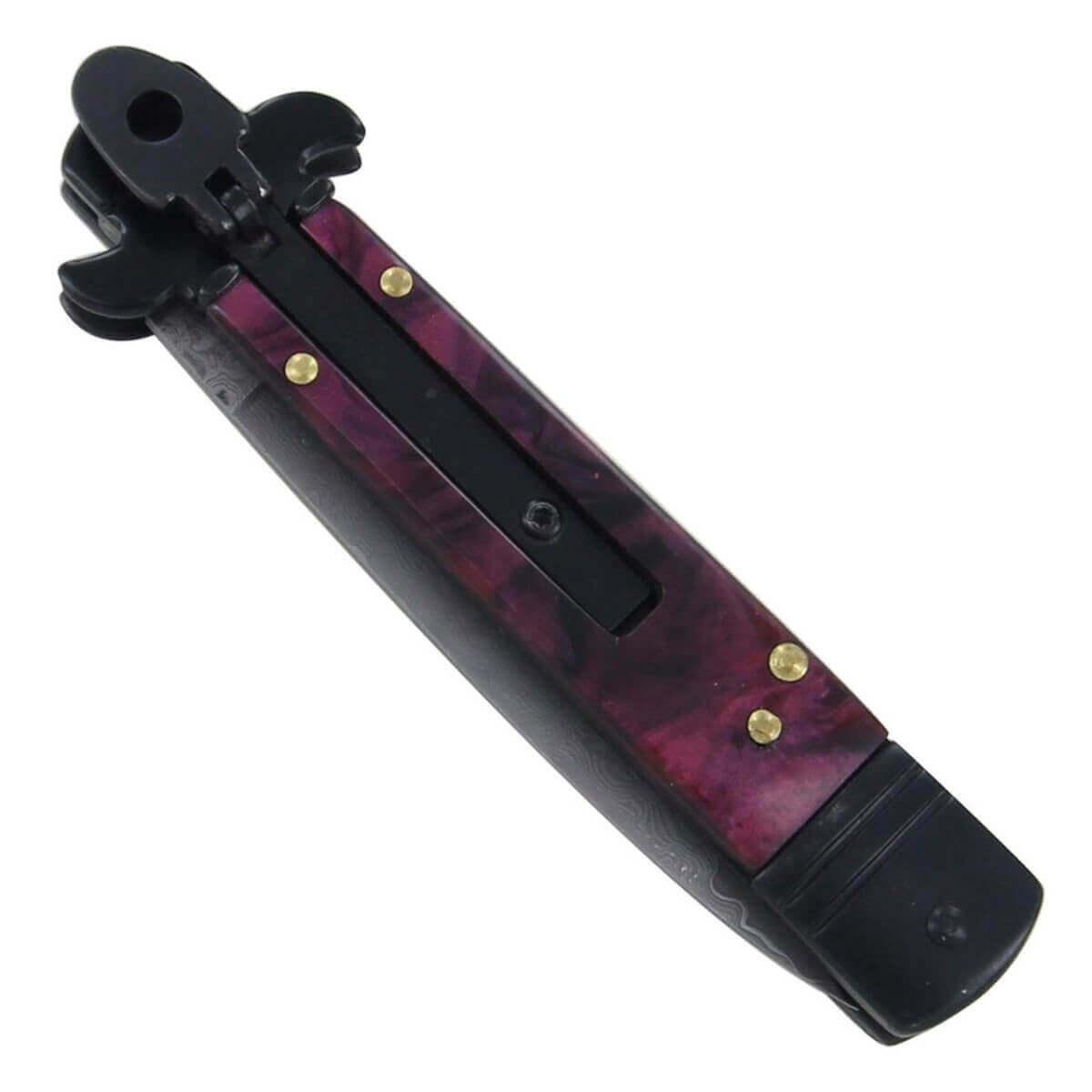Automatic Sweet Merlot Stiletto Knife - Image 2
