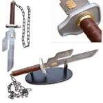 22" Handmade Stainless Steel Toji Fushiguro Jujutsu Sword Kaisen - Authentic Anime Cosplay Weapon