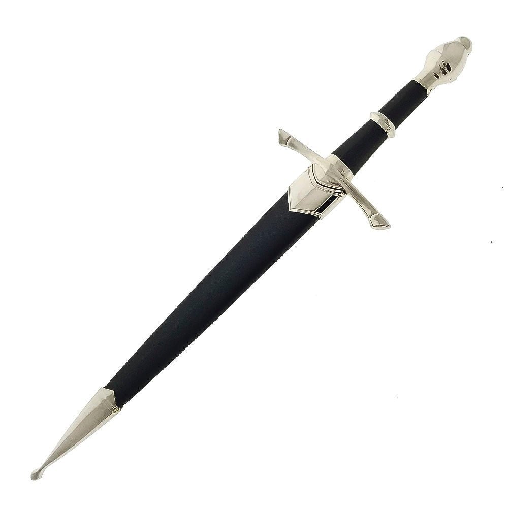 14" Ranger Medieval Dagger. Historical Short Sword with Scabbard. for Collection, Gift, Cosplay at Renaissance Fair - Image 4