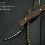 Handmade Stainless Steel Full Tang Bush Craft Hunting Skinner Knife with Leather Sheath – Wood Handle
