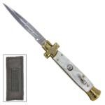 Italian Milano Marble Slab Automatic Stiletto