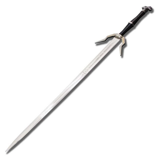 SILVER RUNE SWORD OF GERALT OF RIVIA 3 THE WITCHER 3 REPLICA SWORDS