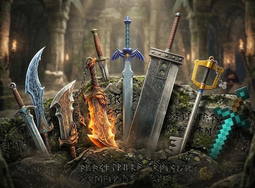 video game swords